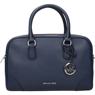 Blauwe Leren Handtas