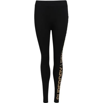 Superdry - Sportieve legging met hoge taille - Dames - Broeken