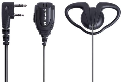 Midland BA24 D-Ring Headset voor de Kenwood TK-3401D