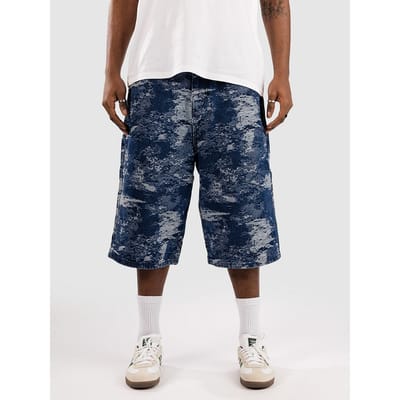 Blue Tomato Jacquard Denim Korte Broek blauw