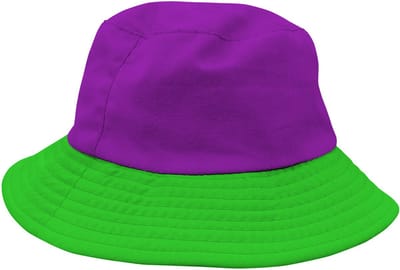 Folat - Vissershoed Colorblock Paars/Groen