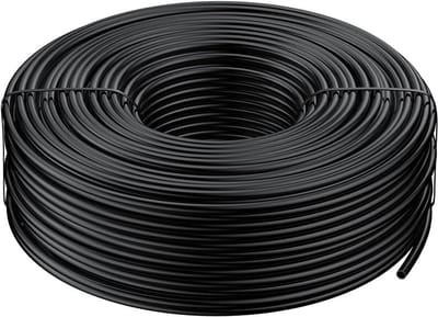 Druppelirrigatieleiding - Hogedruk slang - Tuin bewatering - Flexibel en knikbestendig - 12 mm x 100 m - Zwart