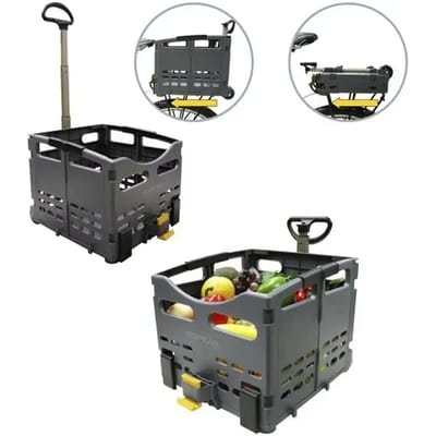 Topeak Trolleytote Folding Mtx Rear Mand Grijs