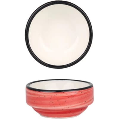 Bonna Serveerschaal - Aura Passion - Porselein - 6 cm (30cc) - set van 2