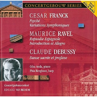 CD C. FRANCK M. RAVEL DEBUSSY BONES  Psyche  APL101563 AUDIOPHILE 2004 Nederland Klassiek Gebruikt brown