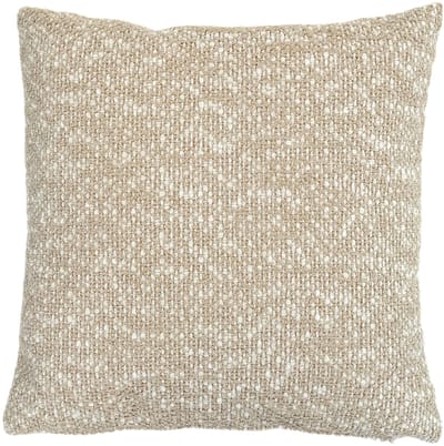Linnoo Sierkussen Beige Crème - Zacht Grof Geweven & Comfortabel