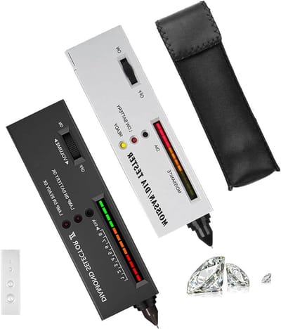 Cosensi - Diamant Tester Pen voor Sieraden met Hoge Nauwkeurigheid - Draagbare Gems Detector - Diamant Selector - Geschikt voor Saffier, Robijn, Kristal en Agaat