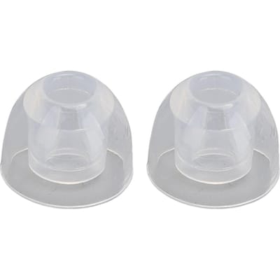 6 Pièces Embouts de Rechange pour Écouteurs à Trou Intérieur 4,5 mm Embouts d'Écouteurs en Silicone Souple Type 1 white