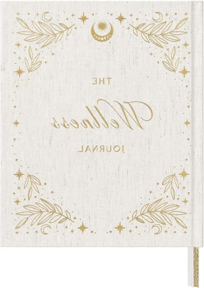 Wellness Journal - Zelfzorg Dagboek - Persoonlijke Gezondheid - Ongedateerde Planner - 6.5x8 inches - Stardust Beige