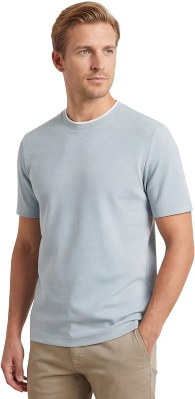 Hugo Boss t-shirt lichtblauw