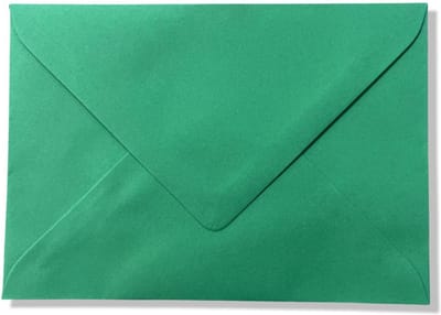 Cards & Crafts Luxe Enveloppen - Papiergroen - 50 stuks - C6 - 162x114mm - 110grms