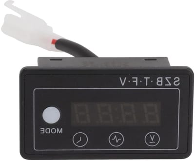 Digitale Generator Meter - Spanningsmeter Brandstofmeter - Generator Monitoring - Snelle Respons - 32g - Zwart