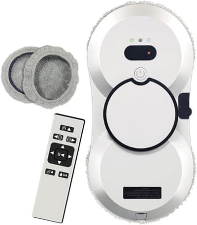 Ramenwasser Robot - Automatische Schoonmaker - Hoge Ramen Wassen - Met Spuitfunctie - 30ml Tank - Wit