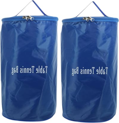 Tafeltennis Bal Organizer - Ping Pong Ballen Tas - Efficiënte Training - Snelle Bal Verzameling - 36x21x21cm - Blauw
