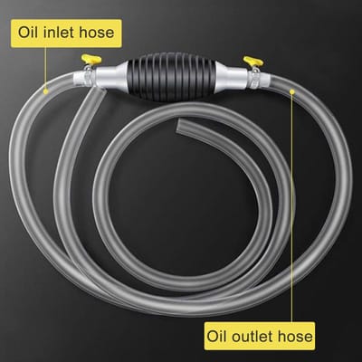 Brandstofoverdrachtspomp Handmatige Zuigpomp Handmatige Wateroverdrachtspomp met PVC Leveringsslang voor Benzine Diesel Vloeistof Vis Tank