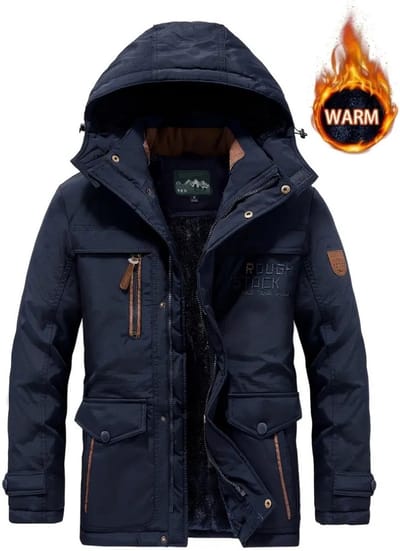 Winterjas Heren - Parka - Winter - Jas - Volwassen - Stijlvol - Zwart - XS