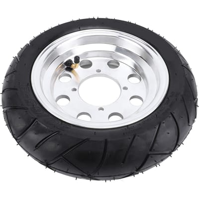 90 65 8 Pneus Tubeless Roue Avant Pneu à Vide avec Moyeu de Roue Caoutchouc Laiton pour Moto Monkey Z50 Z50J white