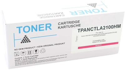 Panasonic TPANCTLA2100HM - Toner Magenta - 2.500 pagina's - Huismerk Compatible - Geschikt voor Pantum CM 2100 ADN Pantum CM 2100 ADW Pantum CM 2100 D Pantum CM 2100 DW Pantum CP 2100 D Pantum CP 2100 DN Pantum CP 2100 DW