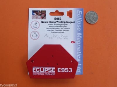 Eclipse, Snelklem lasmagneet 100.5x65x21mm trekkr Type A E953