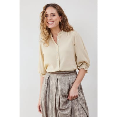DIDI Blouse Paris Feather Grey Größe: 46 | Blusen Outlet | Damen | Grau