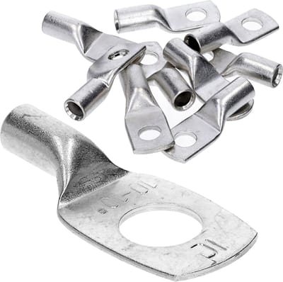 10 stuks Kalitec HR10-10 standaard buiskabelschoenen 10 mm² M10 I zonder kijkgat I Made in Germany