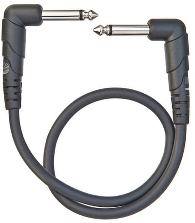 D'Addario PW-CGTPRA-01 Classic Series Patch Cable haaks 30 cm