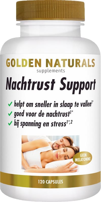 Golden Naturals Nachtrust Support (120 veganistische capsules)