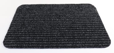 PRIMA - Heavy Duty - 2x - Deurmat - Schraapmat - Ribbel - zwart - antraciet - 40x60cm - antislip