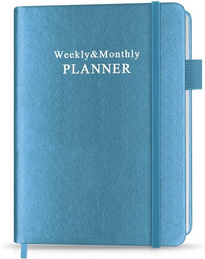 Planner Hardcover Ongedateerd - Week- en Maandplanner voor Dagelijkse Organisatie en Doelen Stellen