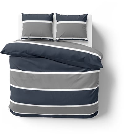 Dekbedovertrek 100% Katoen Premium - 240 x 220cm - StripeLines Blue