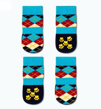 Happy Socks - Argyle Dog Sock - unisex - Sokken