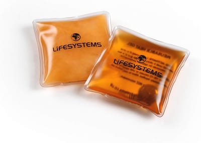Thijox - Herbruikbare gel handwarmers set van 2, oranje, 45 minuten warmte, perfect voor kamperen, wandelen, skiën en buitenavonturen