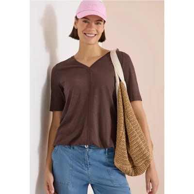 Shirt met korte mouwen in tuniekstijl