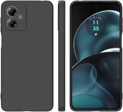 Pearlycase hoesje Geschikt voor Motorola Moto G14 Hoesje - Siliconen - Moto G14 Hoesje Zwart Siliconen Case