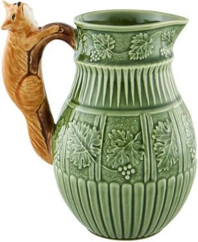 Bordallo Pinheiro Raposa Karaf - Groen/Bruin - Aardewerk - 1500 ml