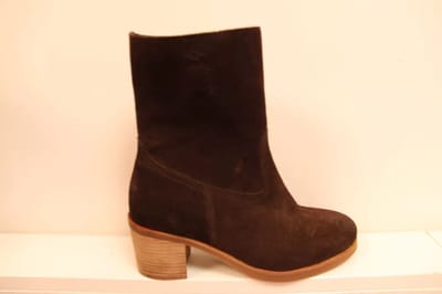 AQA Laars donkerbruin suede (Maat - 38, Kleur - Bruin)