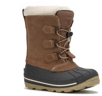 Kamik Snowdash Sneeuwlaarzen Bruin EU 33-34 Jongens,Meisjes