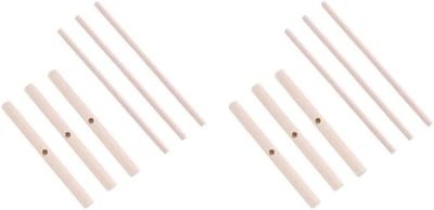 Houten Spreider Set - Beslag Stok - Pannenkoeken Bakken - T-Vorm Handvat - 3 Stuks - Houtkleur