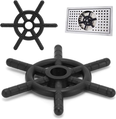 Glazen Spoeler - Bekerwasser Kraan - Snel Glazen Reinigen - Automatische Werking - 11.5 cm Lengte - Zwart