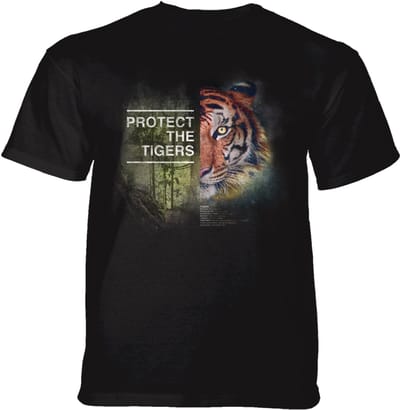 T-shirt Protect Tiger Black KIDS S
