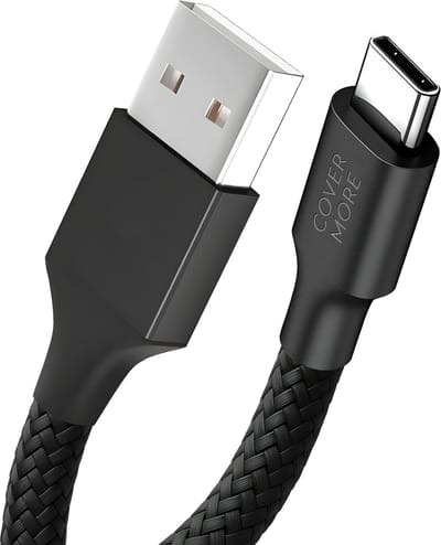 Usb A naar usb C kabel - Oplader - Oplaadkabel - Sterk nylon gevlochten - Geschikt voor Samsung - Usb C kabel - 1 meter - Zwart