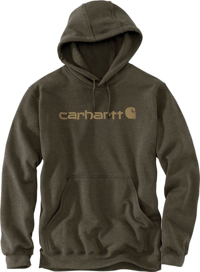 Carhartt Marquette Logo Sweatshirt 100074 Burnished Logs Heather-XL