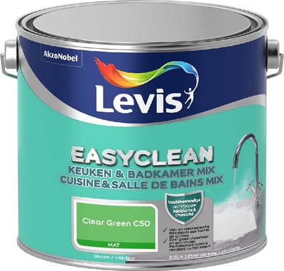 Levis - Easyclean Keuken & Badkamer Mix - Clear Green C50 - Mengverf - 2,5 L