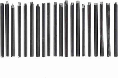 Gereedschap Set - Beitel set Goudsmid gereedschap - Sieraden maken - Hoge hardheid - 20 stuks - Metaal