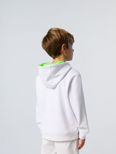 North Sails Hoodie Rits met maxi-logo