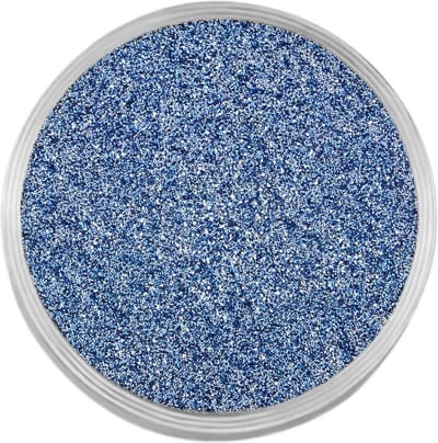 Quiges RVS Verwisselbare Mini Munt met Glitters Blauw - SLSRC034