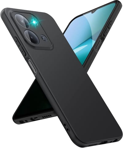 Zwart Dun TPU Hoesje Geschikt voor Xiaomi Redmi 15C | Back Cover | Lichtgewicht | Ultra Dun | Flexibel | Zacht