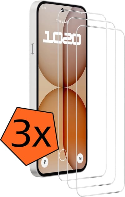 Screenprotector - 3 Stuks - Geschikt voor Nothing Phone (4a) - Extra Sterk - Gehard Glas - Beschermglas - Tempered Glass - Screen Protector