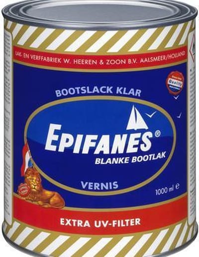 Epifanes Blanke Lak - Bootlak - Vernis - Extra UV-Filter - 1 Liter