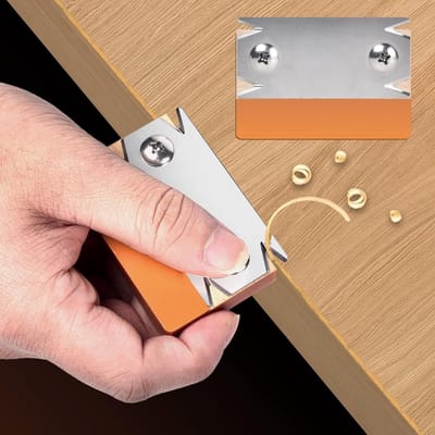 Handmatige Kantfrees voor Houtbewerking - Dubbelfunctie voor PVC en ABS - Precisie Gereedschap voor Schaven en Ontbramen van Randen